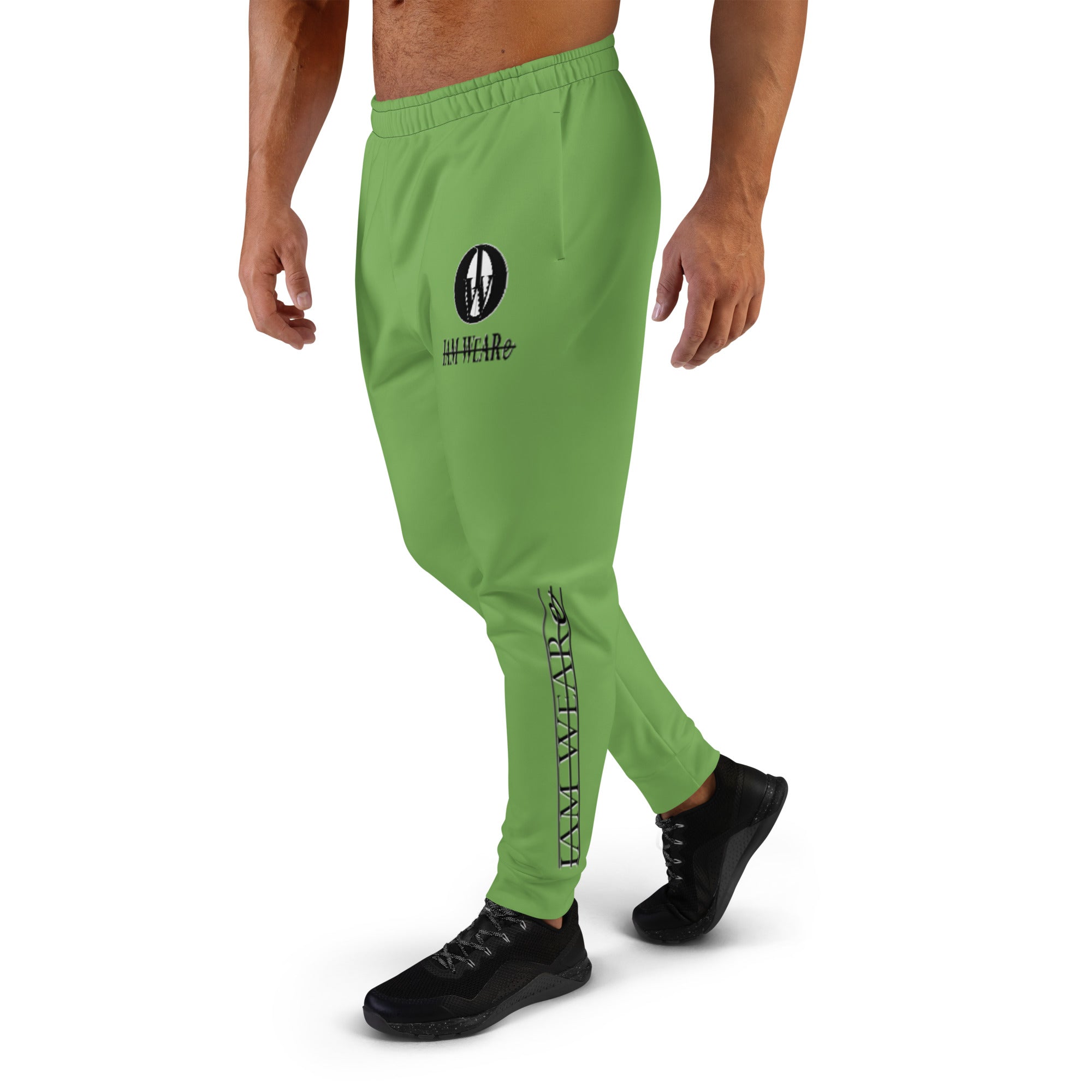 IAM WEARe Designer Men's Green Joggers