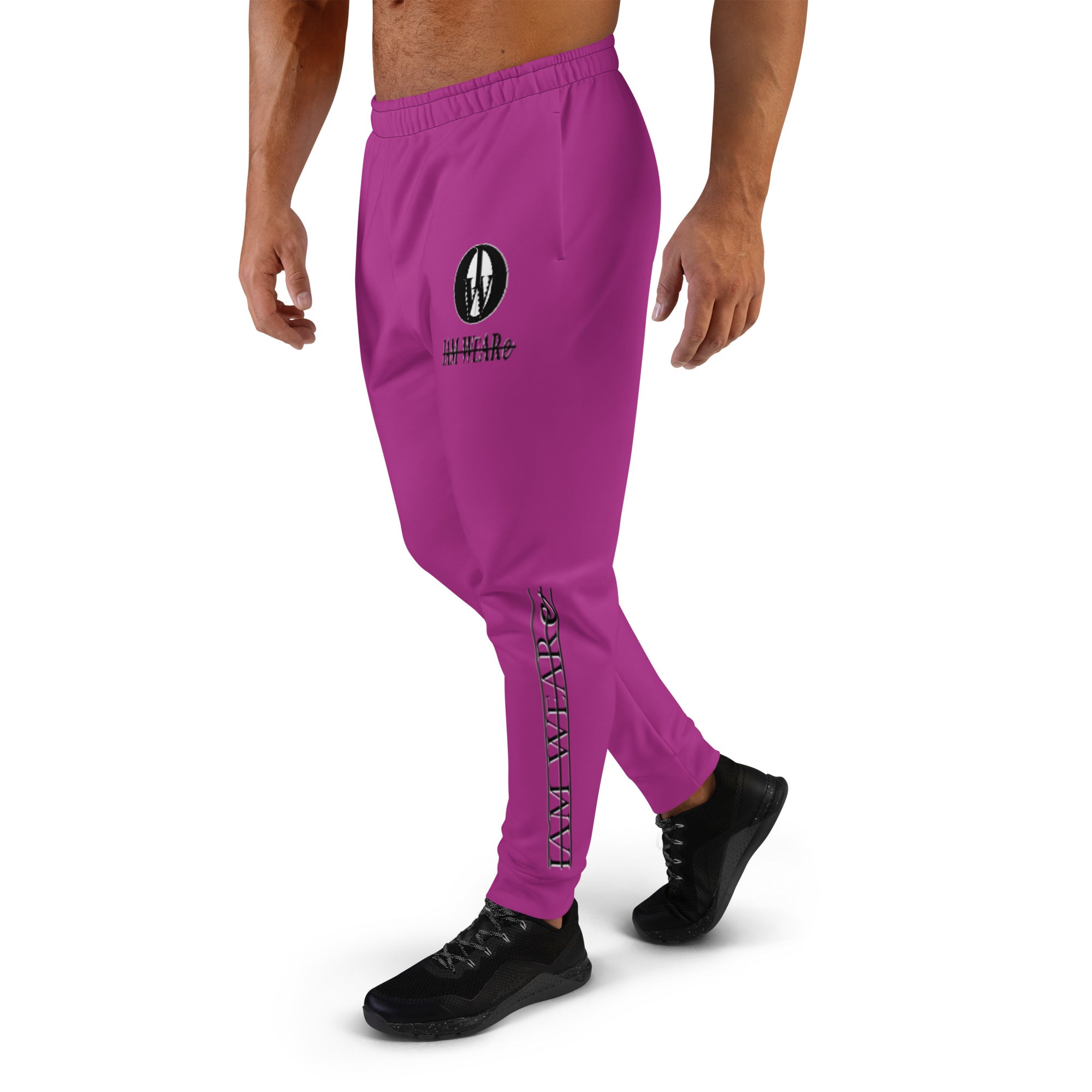 IAM WEARe Designer Men's Purple Joggers