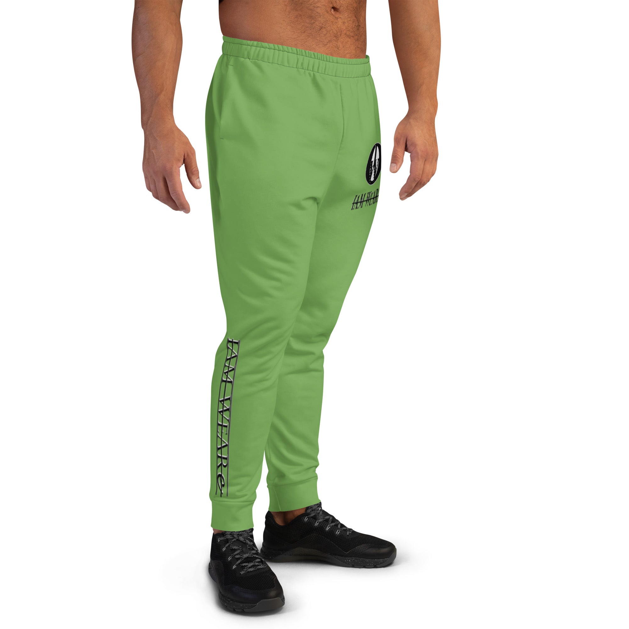 IAM WEARe Designer Men's Green Joggers