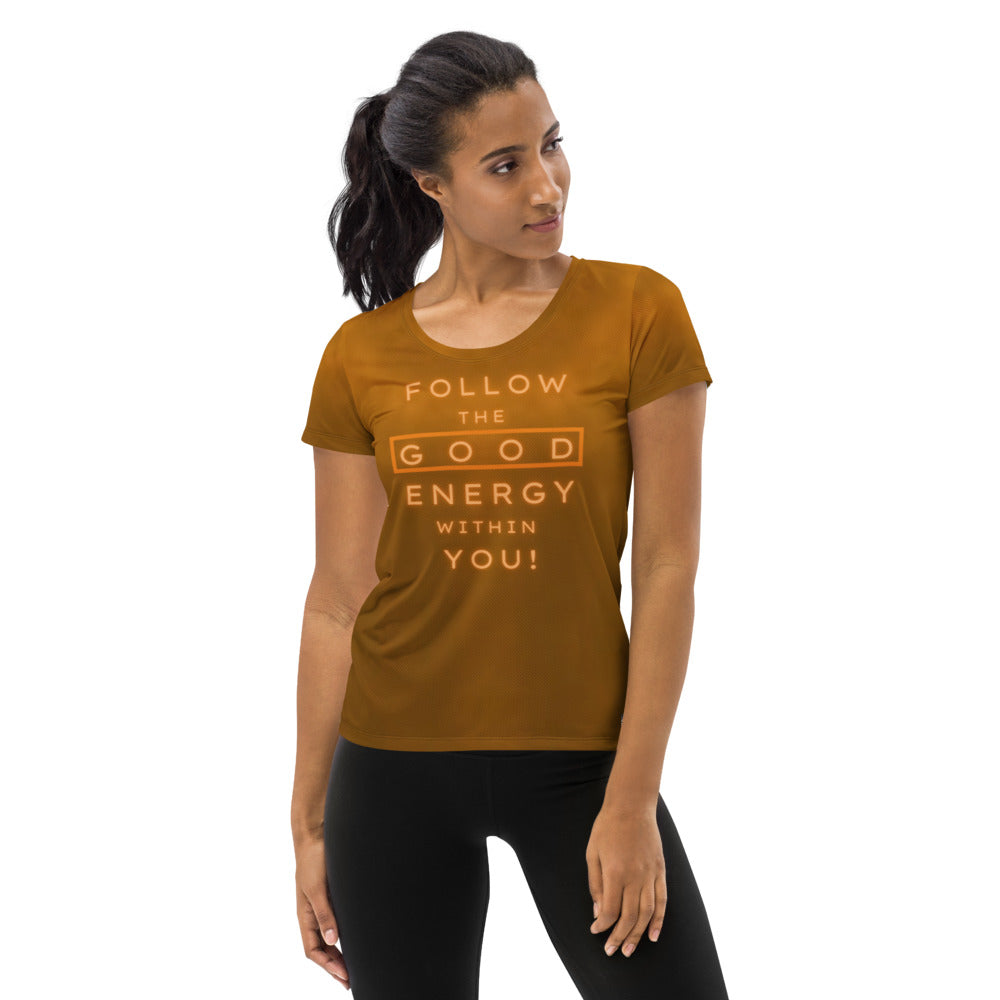 IAM WEARe EXPRESSIONS (F.T.G.E.W.Y.) All-Over Print Women's Athletic T-shirt