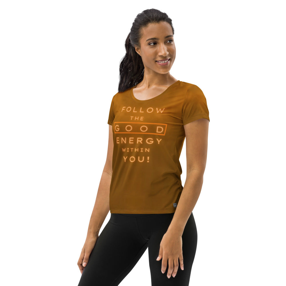 IAM WEARe EXPRESSIONS (F.T.G.E.W.Y.) All-Over Print Women's Athletic T-shirt