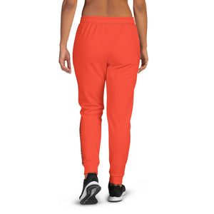 IAM WEARe Designer Women's Orange-Red Joggers