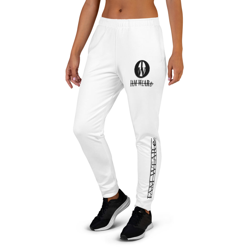 IAM WEARe Designer Women's Natural-White Joggers