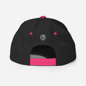 IAM WEARe Designer Black-Mark Snapback Hat