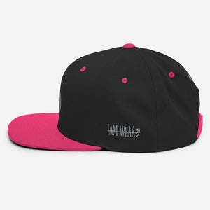 IAM WEARe Designer Black-Mark Snapback Hat