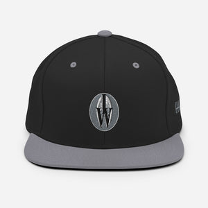 IAM WEARe Designer Black-Mark Snapback Hat