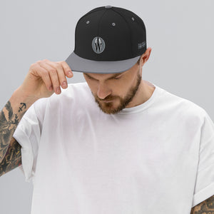 IAM WEARe Designer Black-Mark Snapback Hat