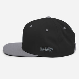 IAM WEARe Designer Black-Mark Snapback Hat