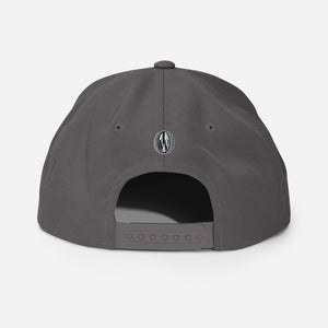 IAM WEARe Designer Black-Mark Snapback Hat