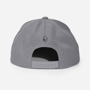 IAM WEARe Designer Black-Mark Snapback Hat