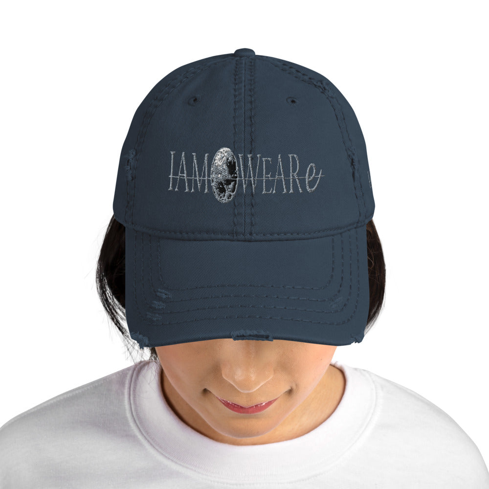 Classic Design 2 Distressed Dad Hat