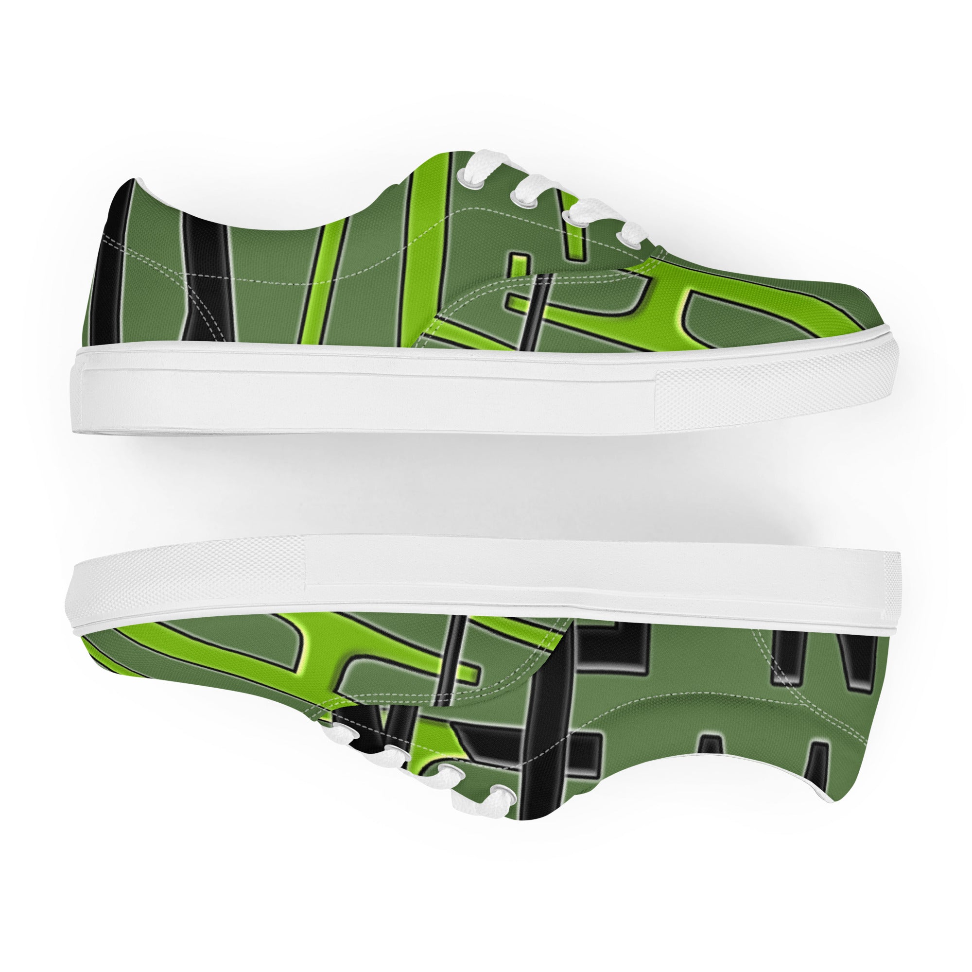 IAM WEARe CONNECTED Men's GREEN Lace-Up Shoes