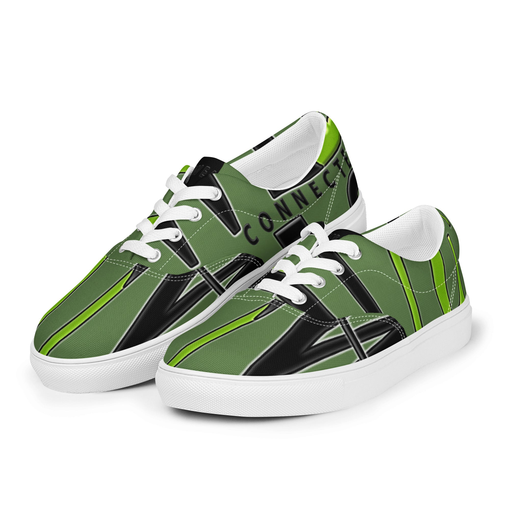 IAM WEARe CONNECTED Men's GREEN Lace-Up Shoes