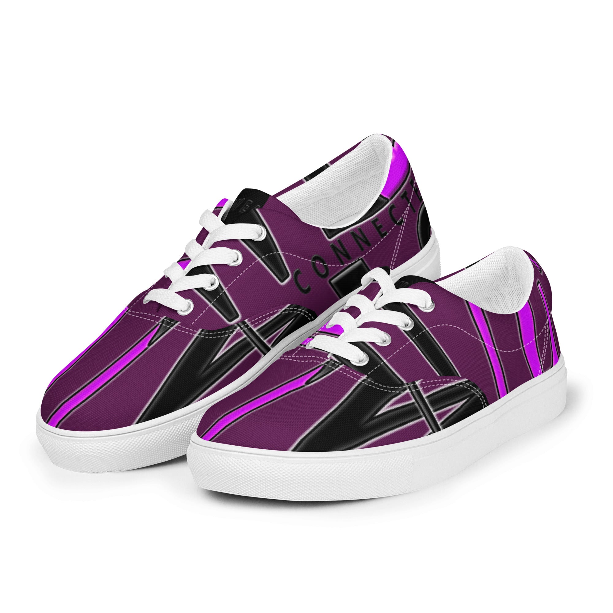 IAM WEARe CONNECTED Men's PURPLE Lace-Up Shoes