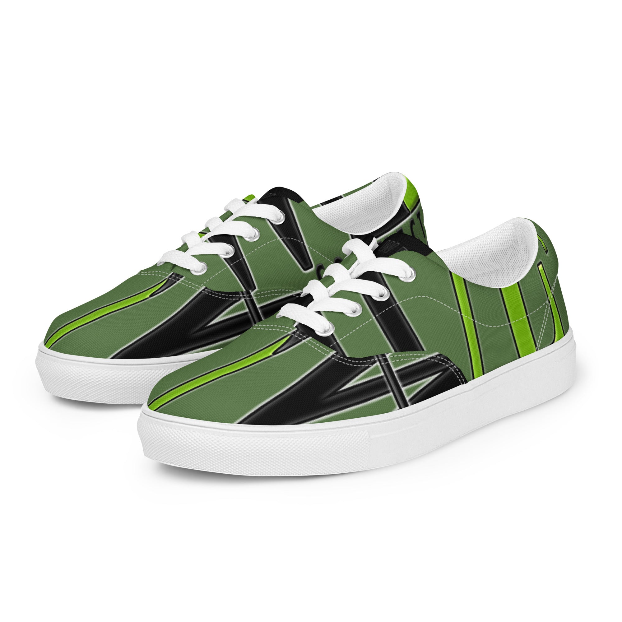 IAM WEARe CONNECTED Men's GREEN Lace-Up Shoes