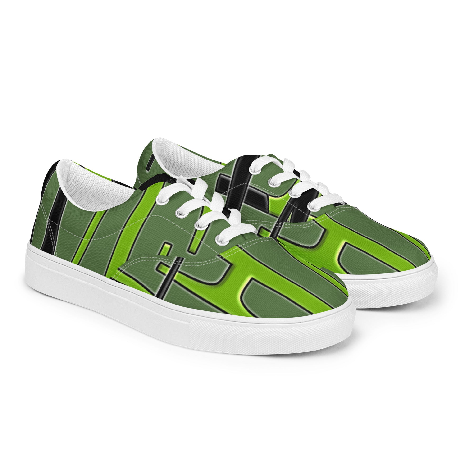 IAM WEARe CONNECTED Men's GREEN Lace-Up Shoes