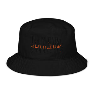 IAM WEARe CONNECTED ORANGE-Drip Bucket Hat