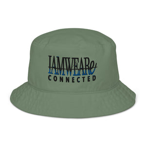 IAM WEARe CONNECTED BLUE-Drip Bucket Hat