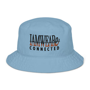 IAM WEARe CONNECTED ORANGE-Drip Bucket Hat