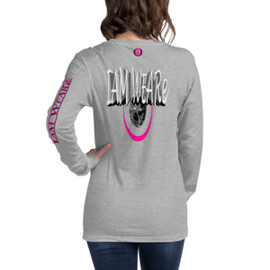 Dynamic Design Hot Pink-Mark F/B Unisex Long Sleeve Tee