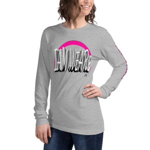 Dynamic Design Hot Pink-Mark F/B Unisex Long Sleeve Tee