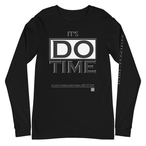 IAM WEARe EXPRESSIONS "DO TIME" BL Bella Unisex Long Sleeve Tee