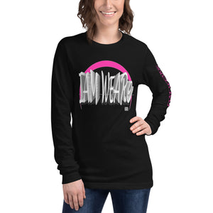 Dynamic Design Hot Pink-Mark F/B Unisex Long Sleeve Tee