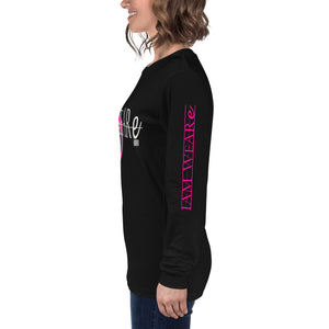 Classic Design Hot Pink-Mark F/B Unisex Long Sleeve Tee