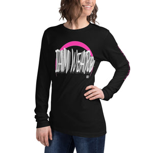 Dynamic Design Hot Pink-Mark F/B Unisex Long Sleeve Tee