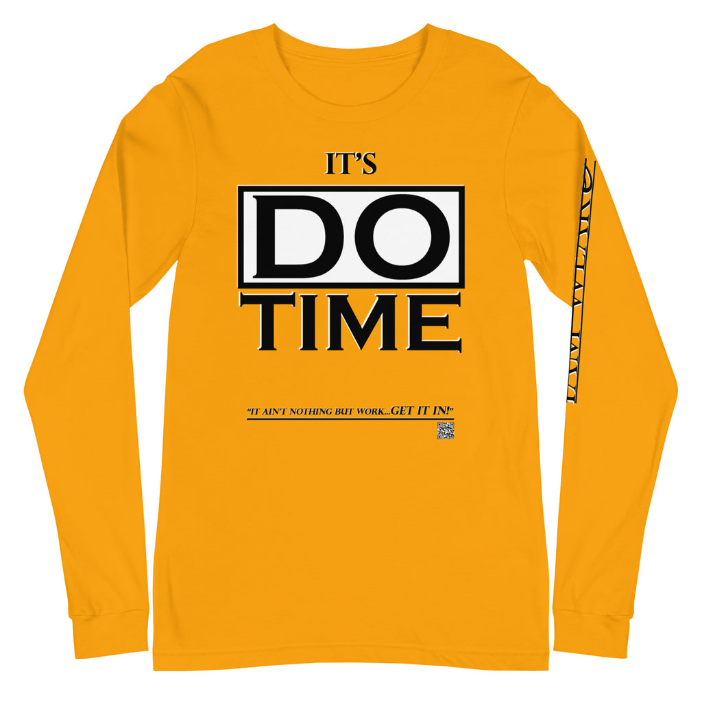 IAM WEARe EXPRESSIONS "DO TIME" BL Bella Unisex Long Sleeve Tee