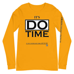 IAM WEARe EXPRESSIONS "DO TIME" BL Bella Unisex Long Sleeve Tee