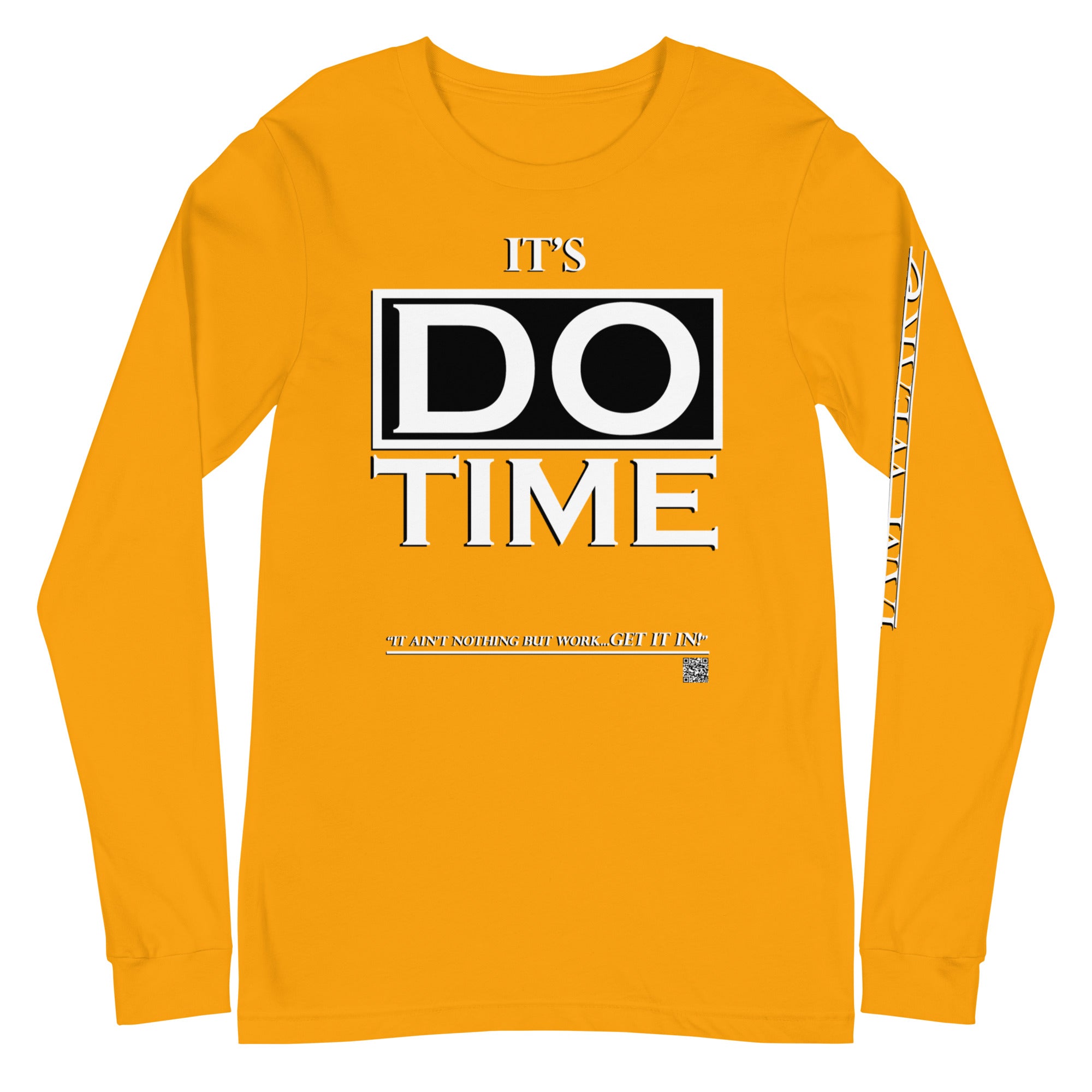 IAM WEARe EXPRESSIONS "DO TIME" WL Bella Unisex Long Sleeve Tee