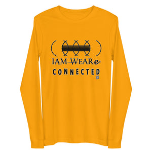 IAM WEARe CONNECTED (CLC) Unisex BLACK-Letter Bella Long Sleeve Tee