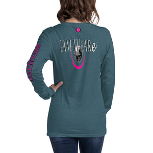 Classic Design Hot Pink-Mark F/B Unisex Long Sleeve Tee