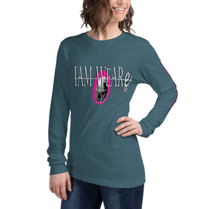 Classic Design Hot Pink-Mark F/B Unisex Long Sleeve Tee