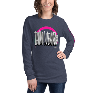 Dynamic Design Hot Pink-Mark F/B Unisex Long Sleeve Tee