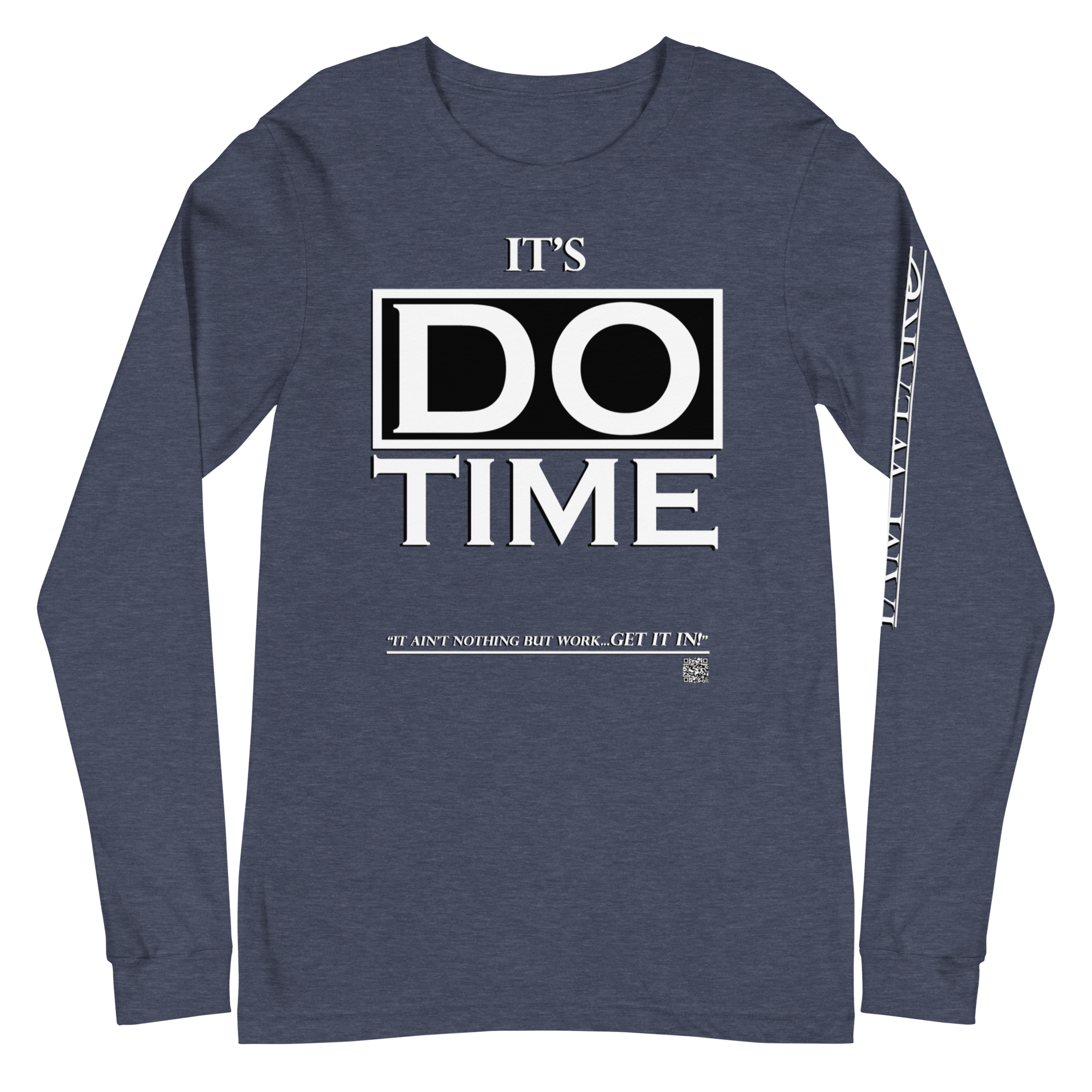 IAM WEARe EXPRESSIONS "DO TIME" WL Bella Unisex Long Sleeve Tee