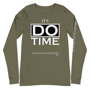 IAM WEARe EXPRESSIONS "DO TIME" WL Bella Unisex Long Sleeve Tee