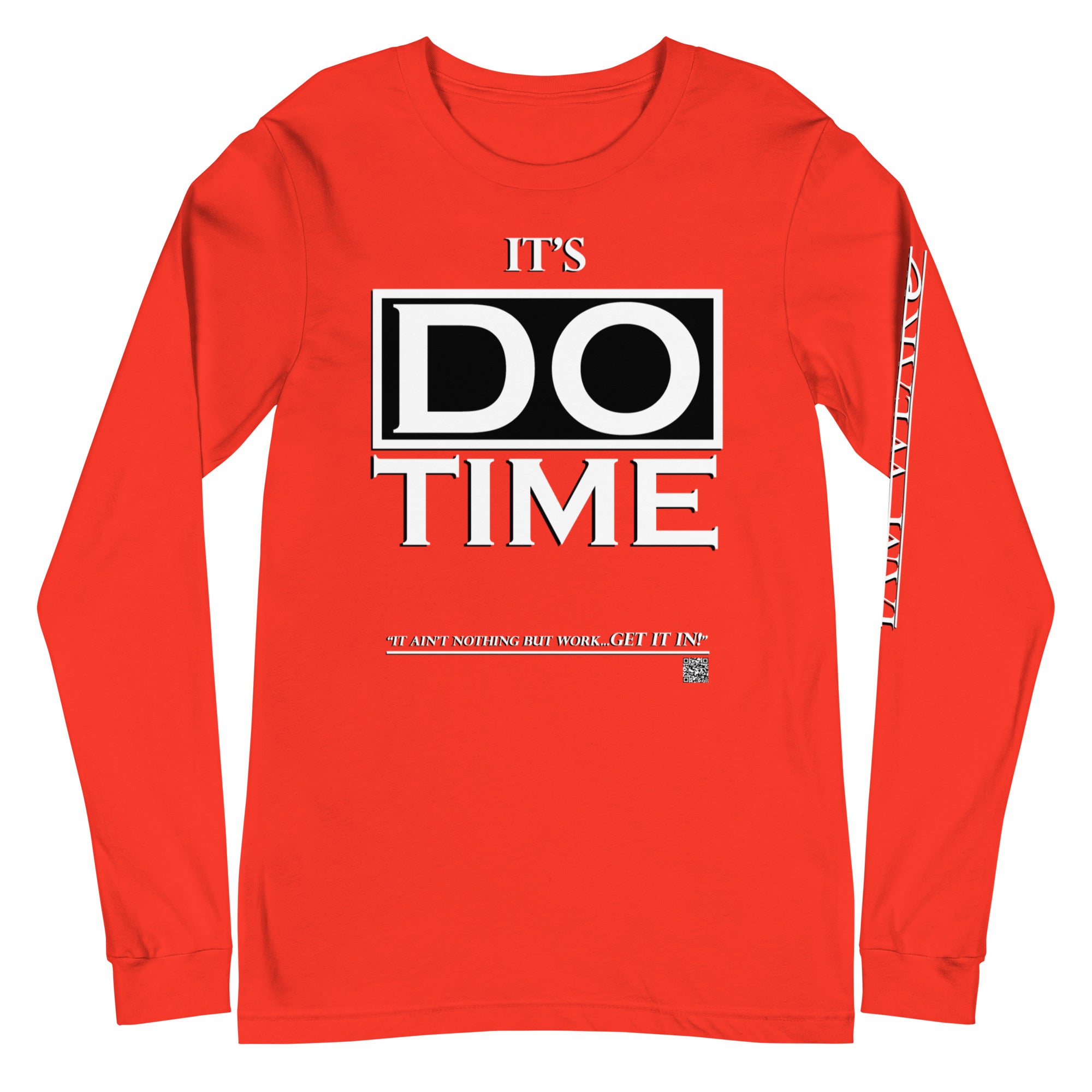 IAM WEARe EXPRESSIONS "DO TIME" WL Bella Unisex Long Sleeve Tee