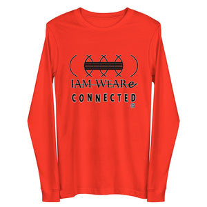 IAM WEARe CONNECTED (CLC) Unisex BLACK-Letter Bella Long Sleeve Tee