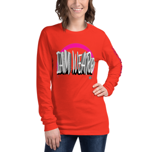 Dynamic Design Hot Pink-Mark F/B Unisex Long Sleeve Tee