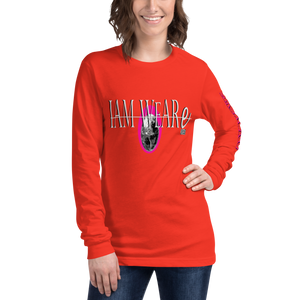 Classic Design Hot Pink-Mark F/B Unisex Long Sleeve Tee