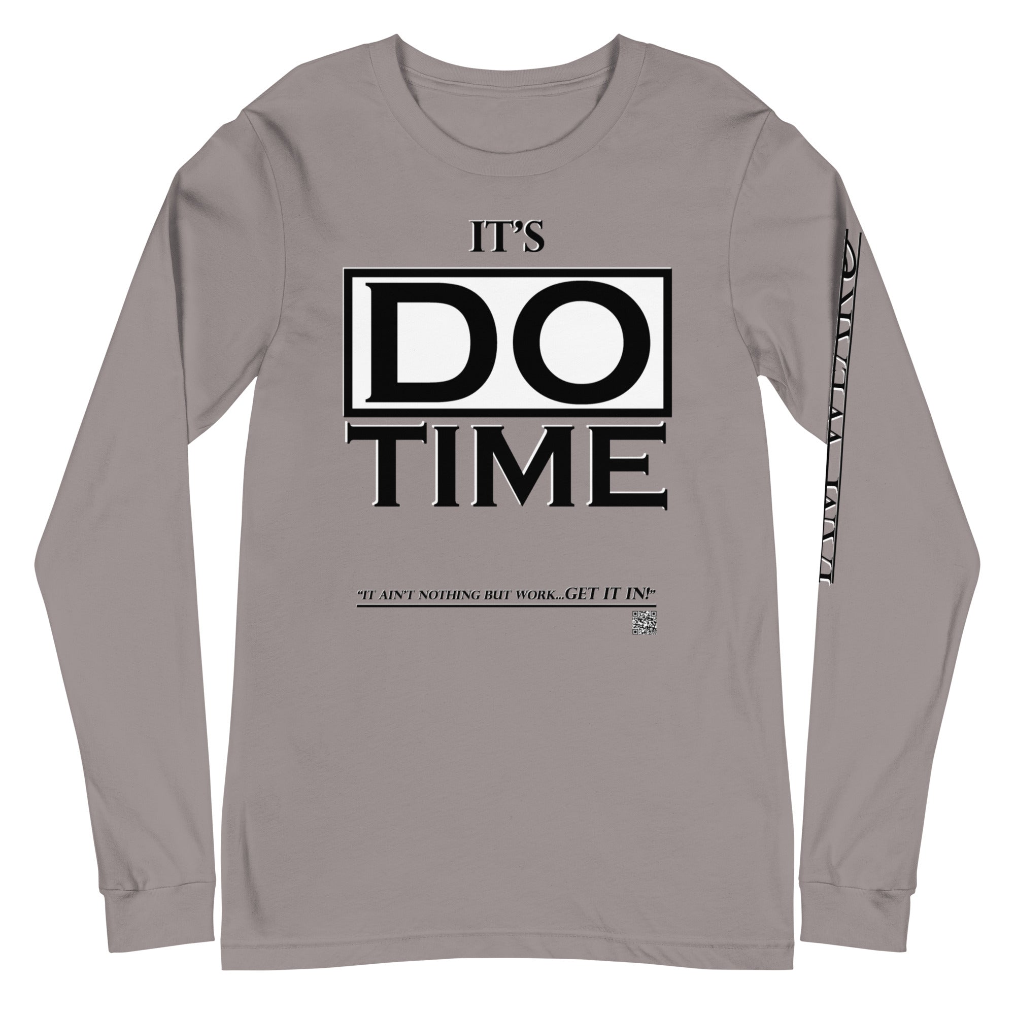 IAM WEARe EXPRESSIONS "DO TIME" BL Bella Unisex Long Sleeve Tee