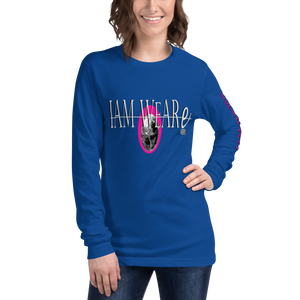 Classic Design Hot Pink-Mark F/B Unisex Long Sleeve Tee