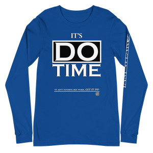 IAM WEARe EXPRESSIONS "DO TIME" WL Bella Unisex Long Sleeve Tee