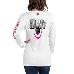 Dynamic Design Hot Pink-Mark F/B Unisex Long Sleeve Tee