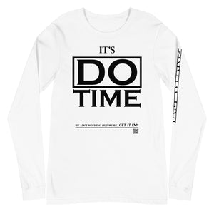 IAM WEARe EXPRESSIONS "DO TIME" BL Bella Unisex Long Sleeve Tee