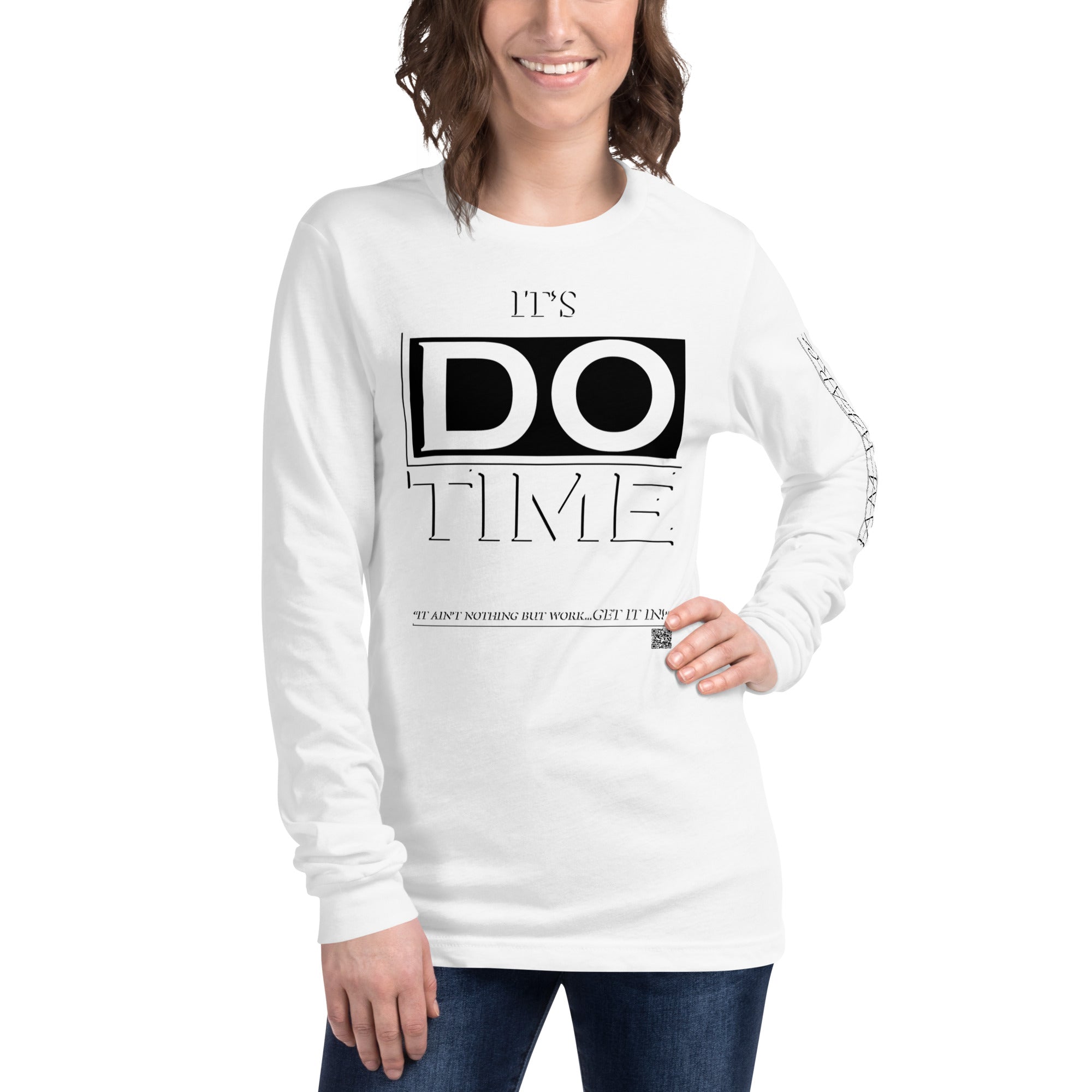 IAM WEARe EXPRESSIONS "DO TIME" WL Bella Unisex Long Sleeve Tee