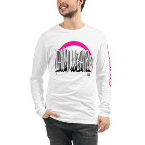 Dynamic Design Hot Pink-Mark F/B Unisex Long Sleeve Tee