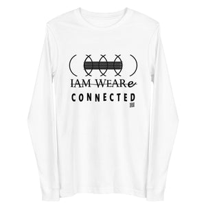 IAM WEARe CONNECTED (CLC) Unisex BLACK-Letter Bella Long Sleeve Tee